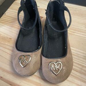 Michael Kors Toddler Tan Ballet Flats
